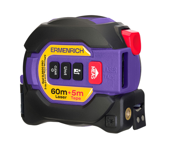 Ermenrich Reel SLR600 PRO 3-az-1-ben lézeres mérőszalag 86175