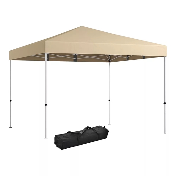 Pavilon hátfallal zsebekkel 3x3x2,8m bézs HOP1001868