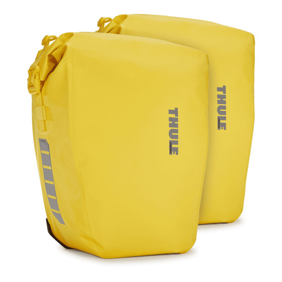 THULE Táska TH PNP Shield Pannier pár, nagy, 25l csomagtartóra sárga 37x20x40 cm, IPX4 TH3205405