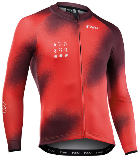 NORTHWAVE Mez NW BLADE hosszú XXL piros/bordó 89261227-168-XX