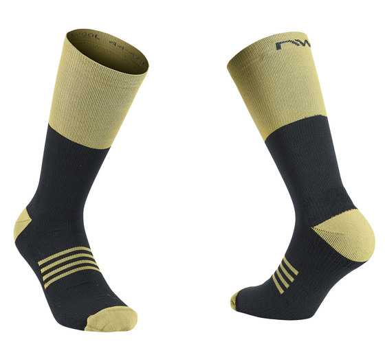 NORTHWAVE Zokni NW téli EXTREME PRO HIGH L (44-47) fekete/zöld 89212040-170-L