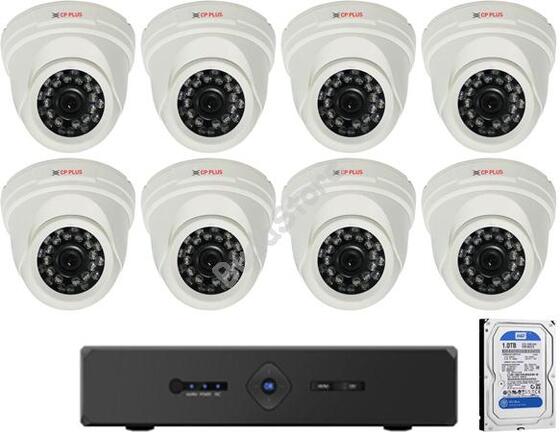 8 dome kamerás AHD CP PLUS megfigyelőrendszer 116860