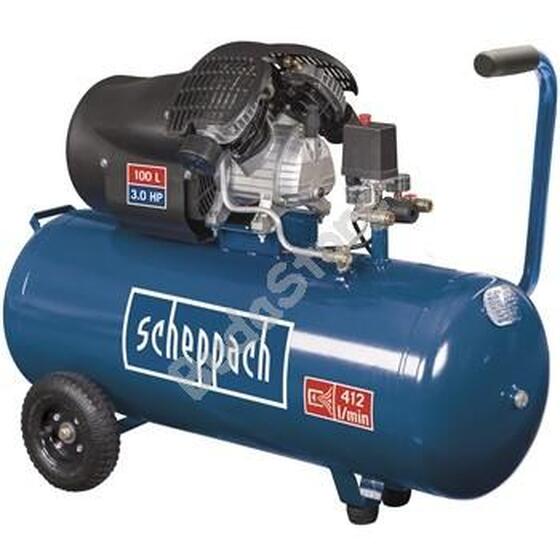 Scheppach HC 120 dc kéthengeres olajkenésű kompresszor 10Bar 100L 5906120905