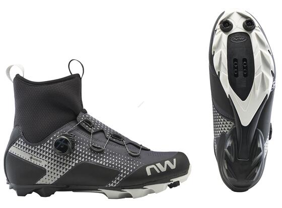 NORTHWAVE Cipő NW MTB CELSIUS XC GTX 42 téli, szürke/fényvisszaverős 80204040-82-42