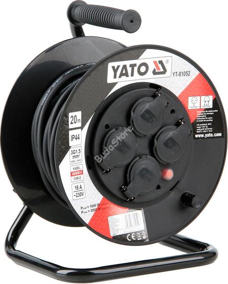YATO Kábeldob 20m 3x1,5mm2 - YT-81052