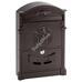 PICCO Renzo díszes kerítésen kívüli postaláda bronz PI0003 PICCO Renzo díszes kerítésen kívüli postaláda bronz PI0003