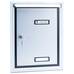 SILMEC Porta 690 ezüst postaláda ajtó 10-690.72 SILMEC Porta 690 ezüst postaláda ajtó 10-690.72