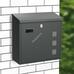 Basi BK 350M Antracit modern utcai postaláda B21700901