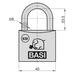 Basi VHS 630 40  alumínium lakat B63004000