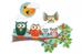 Két oldalas 39 db-os puzzle - A bagoly család, Scratch Europe SC6181140