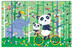 Puzzle Panda 28 db-os Avenir AvenirPZ195050 Puzzle Panda 28 db-os Avenir AvenirPZ195050