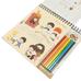 Harry Potter színező könyv színes ceruzákkal Nice Group NC21105