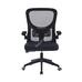 Ergonomikus irodai szék felhajtható könyöktámasszal fekete HOP1001660-1