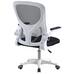 Ergonomikus irodai szék felhajtható könyöktámasszal fehér HOP1001660-2