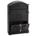 PICCO Renzo díszes kerítésen kívüli postaláda fekete PI0002