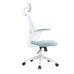 Ergonomikus irodai szék deréktámasszal fejtámlával világoskék HOP1001787-3
