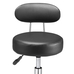 Háttámlás kozmetikai szék fekete HOP1001851-1