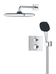 Grohe Precision Thermostat króm Rejtett zuhanyrendszer Vitalio Comfort 250 - Gr.34882000