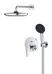 Grohe Start Edge króm Rejtett zuhanyrendszer Vitalio Start 250 fejzuhannyal - Gr.25293000