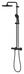 Grohe Vitalio Start System 250 matte black Termosztátos zuhanyrendszer falra - Gr.266772431