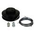 Damilfej Tecomec EW130 m8x1.25 bal külső+ 10x1.25 balos belső menetes, gyorstöltős S-50739003