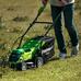 Fűnyíró fűgyűjtős, akkumulátoros Greenworks G40LM35K2x 40 v, 35 cm, 2 db 2ah akku- és 1db töltővel 2501907UC-GW