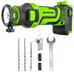 Marógép Greenworks G24SS akkumulátoros 24v, vmélység fa: 31,5mm, akku-töltő nélkül 3501807-GW