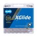 KMC Lánc KMC 09-11 seb. XGlide 1/2x11/128 126L szürke/szürke CUES kompatibilis XGLIDE