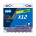 KMC Lánc KMC 12 seb. X12 WAX 1/2x11/128 126L ezüst/ezüst X12W
