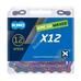 KMC Lánc KMC 12 seb. X12 WAX 1/2x11/128 126L ezüst/ezüst X12W