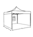 Pavilon tető ponyva oldalfallal 2,9x2,9m fehér HOP1001074