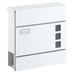 Basi BK 380M Fehér modern újságtartós postaláda B21700904 Basi BK 380M Fehér modern újságtartós postaláda B21700904