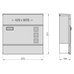 Basi BK 380M Fehér modern újságtartós postaláda B21700904