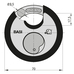 Basi RVS 610W 70 időjárásálló diszkosz lakat B61007020 Basi RVS 610W 70 időjárásálló diszkosz lakat B61007020