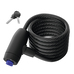 Basi ZR 302 kulcsos spirálzár porvédővel B69900302 Basi ZR 302 kulcsos spirálzár porvédővel B69900302