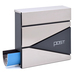 Picco Fabio Inox modern postaláda újságtartóval PI0042 Picco Fabio Inox modern postaláda újságtartóval PI0042