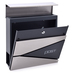 Picco Fabio Inox modern postaláda újságtartóval PI0042 Picco Fabio Inox modern postaláda újságtartóval PI0042