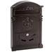 PICCO Terzo díszes kerítésen kívüli postaláda bronz PI0009 PICCO Terzo díszes kerítésen kívüli postaláda bronz PI0009
