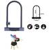 Yale YUL2/13/230/1 Szürke minőségi kerékpár U lakat YUL2132301 Yale YUL2/13/230/1 Szürke minőségi kerékpár U lakat YUL2132301