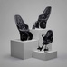 THULE Gyerekülés hátsó TH Yepp 2Maxi zöld (nyeregvázcsőre) Nyeregcső mérete: 28x40 mm TH12041204