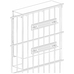 Burg Wachter BK Zaun Kit 3825 NI postaláda rögzítőkészlet BW38251 Burg Wachter BK Zaun Kit 3825 NI postaláda rögzítőkészlet BW38251