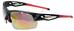 BIKEFUN Szemüveg BF FLY fekete/piros + 2 pár extra lencse ST-2601-BKRD