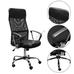 Ergonomikus irodai szék magasított háttámlával fekete HOP1000998-1