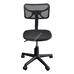 Alacsony háttámlás irodai szék fekete HOP1000997-1