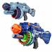 Játékfegyver hanggal ajándék töltény szettel kék HOP1001112-1