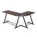 L alakú íróasztal sötétbarna HOP1000878-3 L alakú íróasztal sötétbarna HOP1000878-3