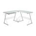 L alakú íróasztal fehér HOP1000878-4