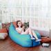 Levegővel tölthető relax ágy zöld HOP1000725-1