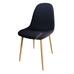 4db szövetborítású szék fekete HOP1001212-2
