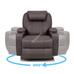 Masszázsfotel szürke HOP1001216-2